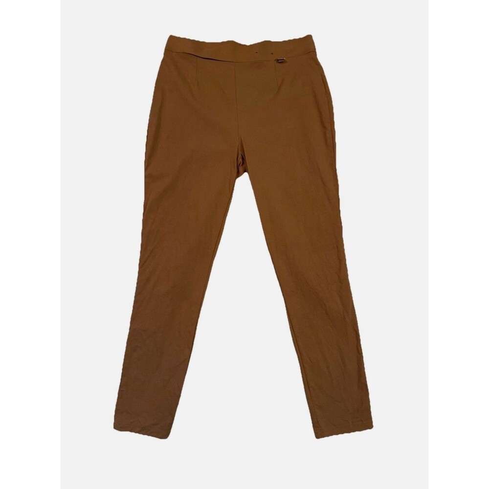 DKNY Slim Cropped Pinter Ankle Pants in Chestnut Brown